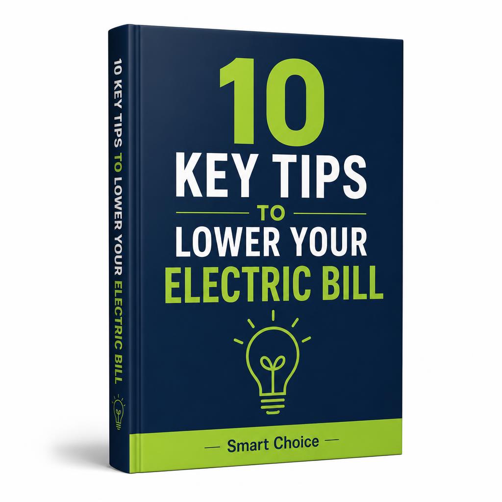 Cover of the 10 Key Tips to Lower Your Electric Bill guide